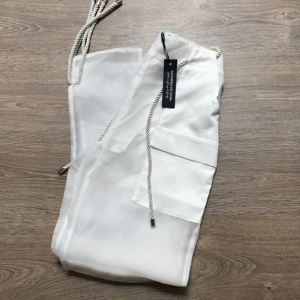 MANIERE DE VOIR sheer pants